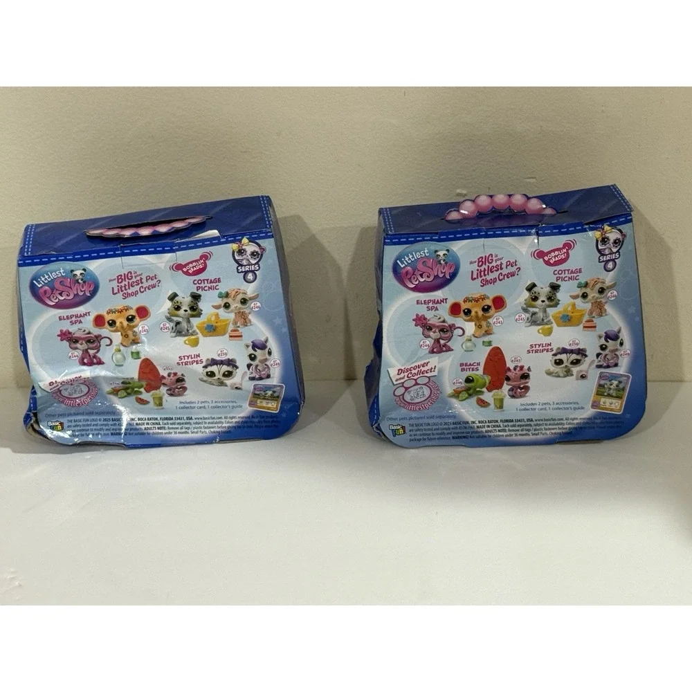 Littlest Pet Shop Pet Pairs Series 4 Set Of 2 ‼️Box damaged‼️ NEW
